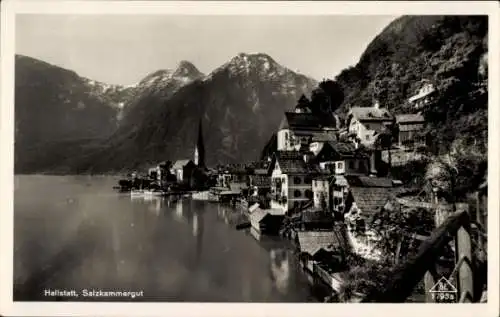 Ak Hallstatt Oberösterreich, Totale, Salzkammergut