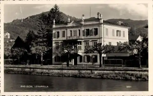 Ak Bad Ischl in Oberösterreich, Leharvilla