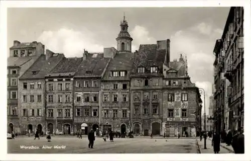 Ak Warszawa Warschau Polen, Alter Markt