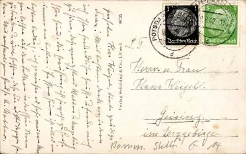 Ak Szczecin Stettin Pommern, Am Berliner Tor