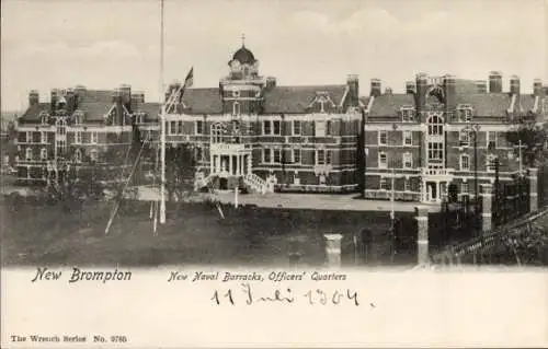 PC New Brompton Kent England, New Naval Barracks, Officers Quarters