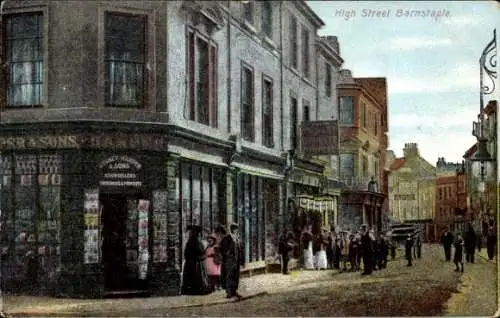 PC Barnstaple Devon England, High Street