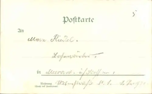 Litho Schmölln in Thüringen, Gesamtansicht, Marktplatz