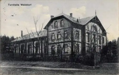 Ak Walddorf Kottmar in der Oberlausitz, Turnhalle