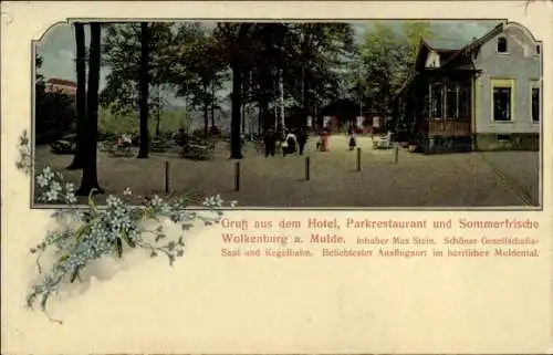 Ak Wolkenburg an der Mulde Limbach Oberfrohna Sachsen, Hotel