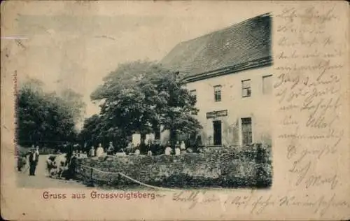 Ak Großvoigtsberg Großschirma in Sachsen, Ortsansicht