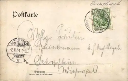Foto Ak Lauter Bernsbach im Erzgebirge Sachsen, Ortsansicht