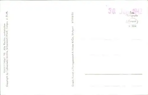 Ak Bürgstadt in Unterfranken, Fliegeraufnahme