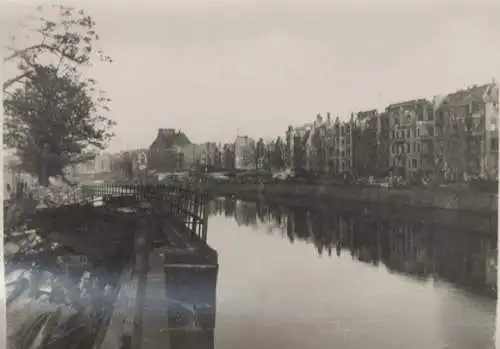 Original Foto Berlin Mitte, Spreeufer, um 1946