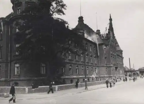 Original Foto Berlin Kreuzberg, Reichsbahn Direktionsgebäude, um 1946