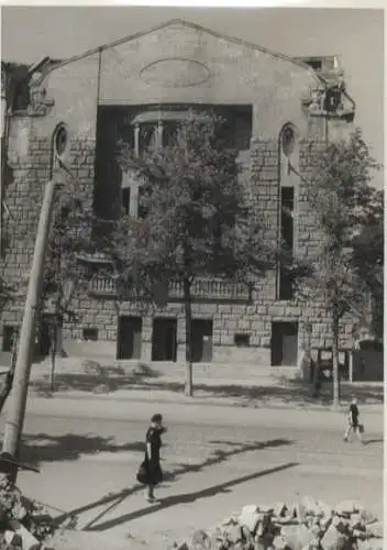 Original Foto Berlin Kreuzberg, Königgrätzer Str. (heute Stresemannstr.), Hebbel-Theater, um 1946