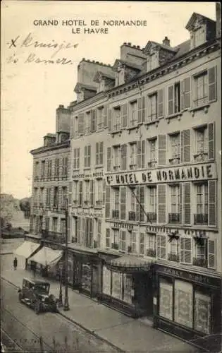 Ak Le Havre Seine Maritime, Grand Hotel de Normandie