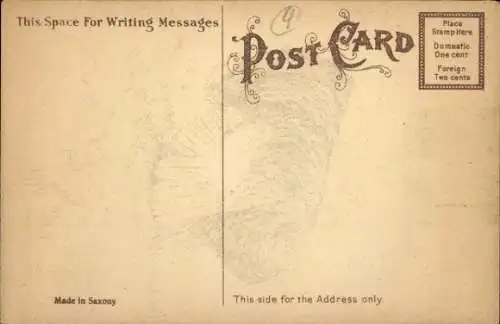 Präge Ak Thanksgiving, Truthahn, Früchte