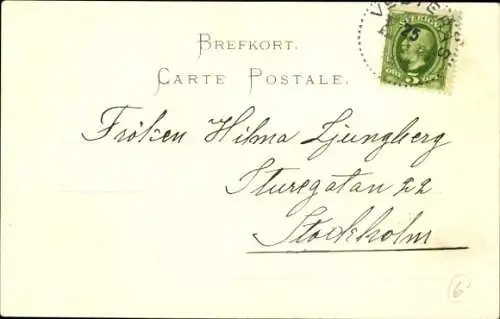 Ak Frohe Weihnachten, Zwerge bauen einen Schneemann