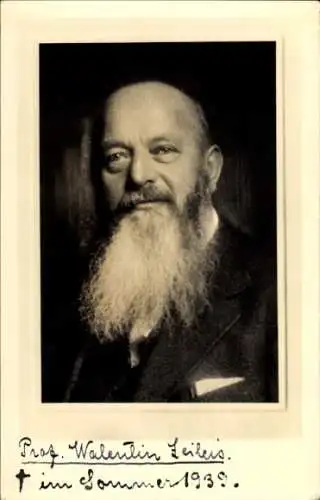 Foto Ak Professor Valentin Zeileis, elektrophysikalische Therapie,Portrait, gestorben im Sommer 1939