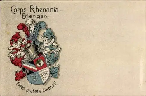 Studentika Ak Erlangen, Corps Rhenania, Wappen, KSCV