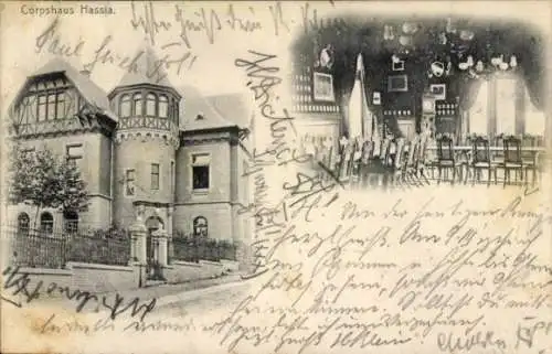 Studentika Ak Gießen, Corpshaus Hassia, Innenansicht, KSCV