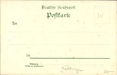 Studentika Ak Göttingen, Saxonia, Wappen, KSCV