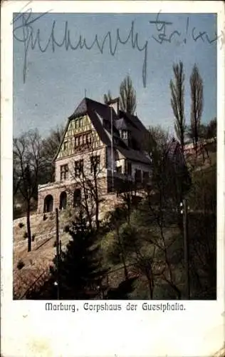 Studentika Ak Marburg, Corpshaus Guestphalia, KSCV
