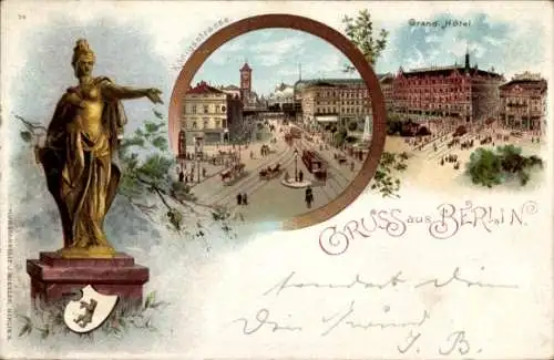 Litho Berlin, Polizeipräsidium, Grand Hotel, Berolina