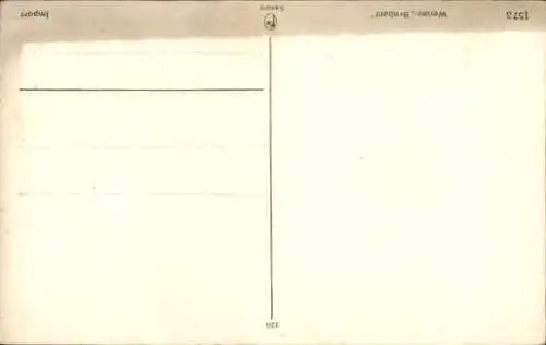 Künstler Ak Gemaltes Porträt einer lächelnden Frau