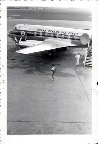Foto Passagierflugzeug, Trans-Canada Airlines, Flughafen