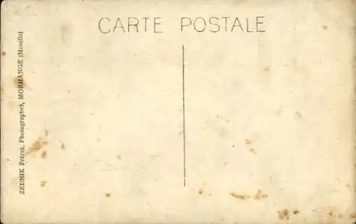 Foto Ak Französischer Soldat in Uniform, Porträt