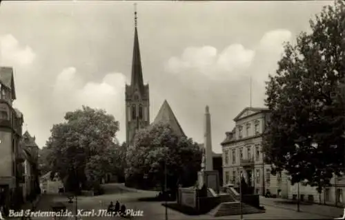Ak Bad Freienwalde an der Oder,  Karl-Marx-Platz