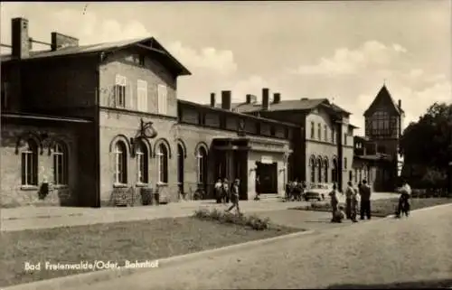 Ak Bad Freienwalde an der Oder, Bahnhof