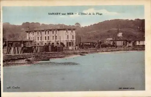 Ak Sanary sur Mer Var, Hôtel de la Plage