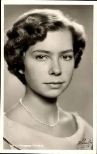 Ak HKH Prinsessan Christina von Schweden, Portrait