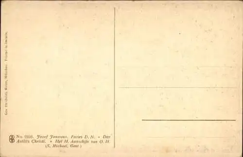 Künstler Ak Gesicht Jesu mit Dornenkrone