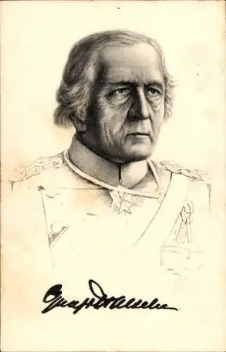 Ak Generalfeldmarschall Gottlieb von Haeseler, Portrait
