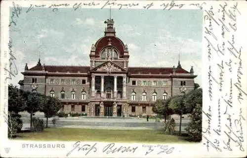 Ak Strasbourg Straßburg Elsass Bas Rhin, Kaiserpalast