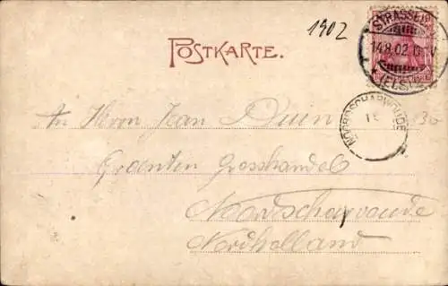 Ak Strasbourg Straßburg Elsass Bas Rhin, Kaiserpalast