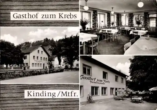 Ak Kinding Altmühltal Mittelfranken, Gasthof zum Krebs