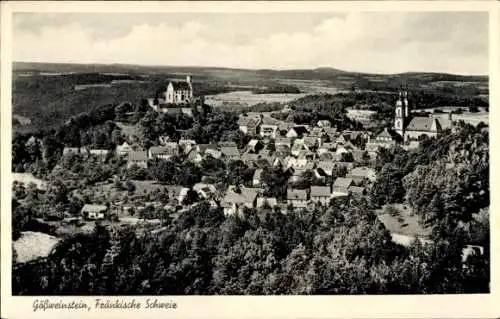 Ak Gössweinstein Gößweinstein in Oberfranken, Fränkische Schweiz, Panorama