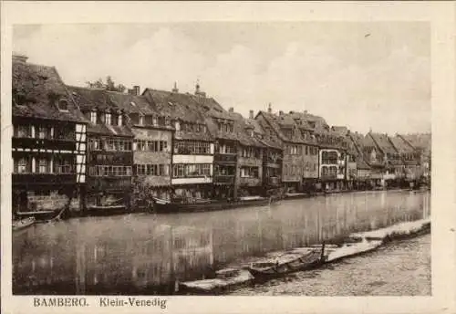 Ak Bamberg in Oberfranken, Klein Venedig