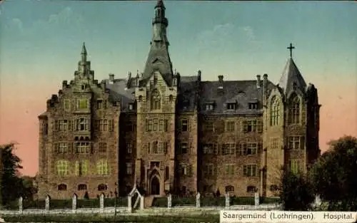 Ak Saargemünd Sarreguemines Lothringen Moselle, Hospital