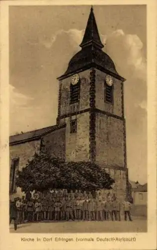 Ak Dorf Elfringen Avricourt Allemand Deutsch Avricourt Meurthe et Moselle, Kirche