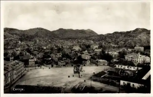 Ak Цетиње Cetinje Montenegro, Gesamtansicht