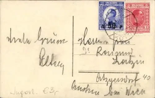 Ak Kotor Cattaro Montenegro, Teilansicht