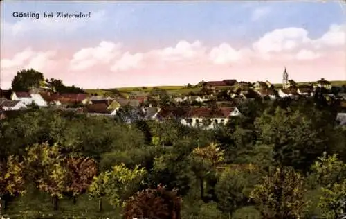 Ak Gösting Zistersdorf Niederösterreich, Gesamtansicht