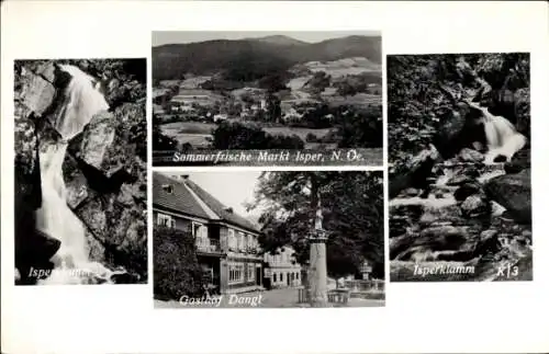 Ak Markt Isper Yspertal Niederösterreich, Isperklamm, Gasthof Dangt