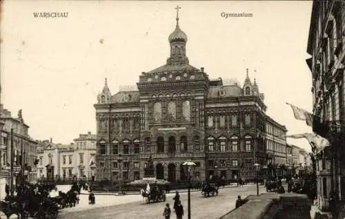 Ak Warszawa Warschau Polen, Palais von Staszic