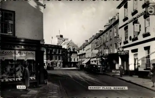 Ak Romsey Hampshire England, Market Place