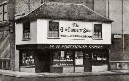 Ak London City England, Old Curiosity Shop, Portsmouth Street 14