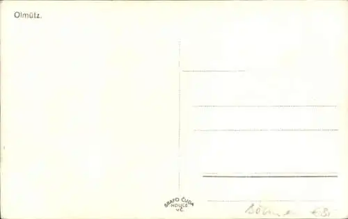 Ak Olomouc Olmütz Stadt, Hotel Palace