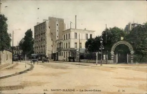 CPA Saint-Mandé Val de Marne, La Demi Lune