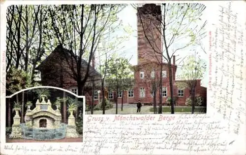 Ak Wilthen in der Oberlausitz, Mönchswalder Berg, Denkmal, Aussichtsturm